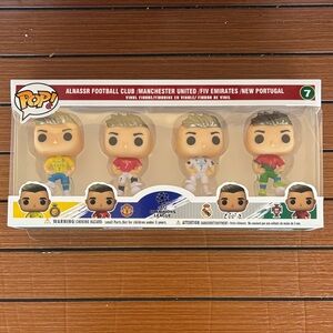 Cristiano Ronaldo Custom Pop Mini Figures, set 4, Perfect gift!
